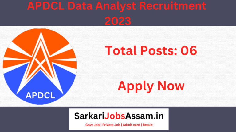 APDCL recruitment 2023