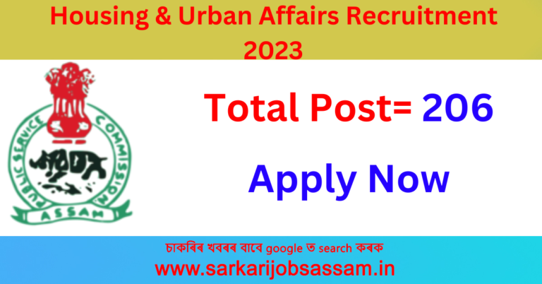 Housing & Urban Affairs Recruitment