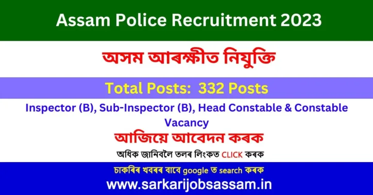 Assam Police Recruitment