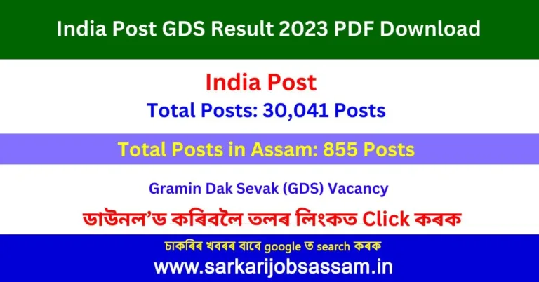 India Post GDS Result