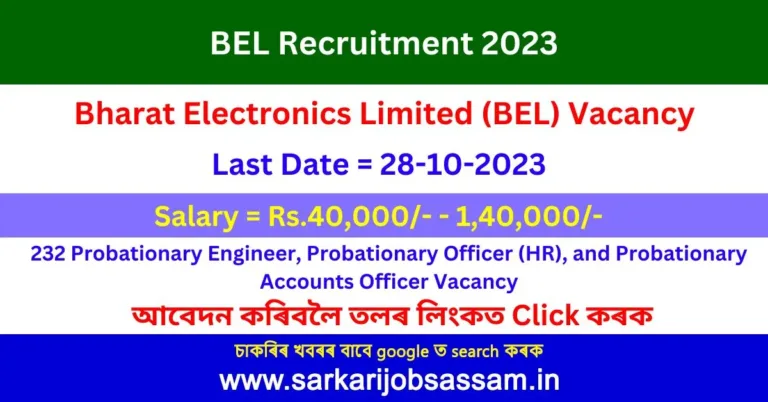 BEL Recruitment