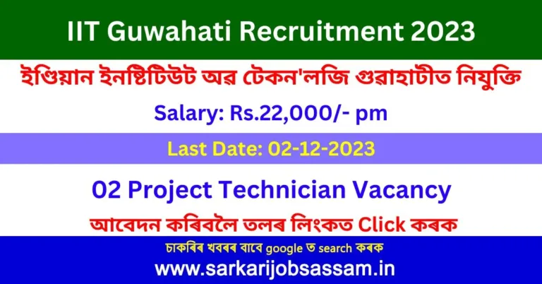 IIT Guwahati Recruitment