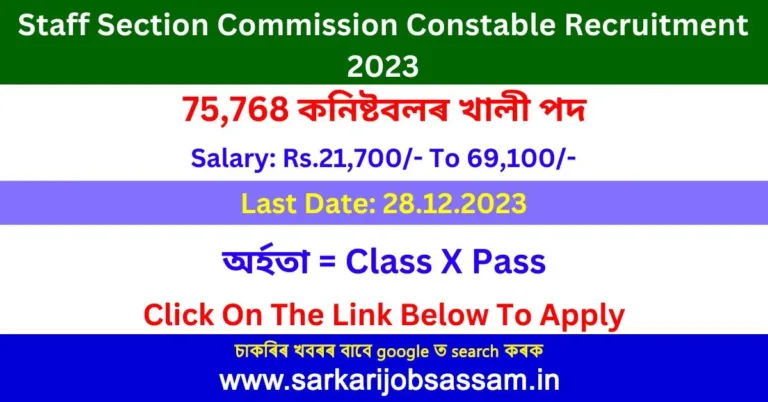 SSC Constable Recruitment