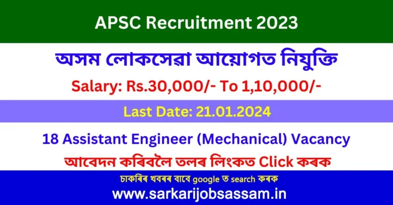 APSC Recruitment