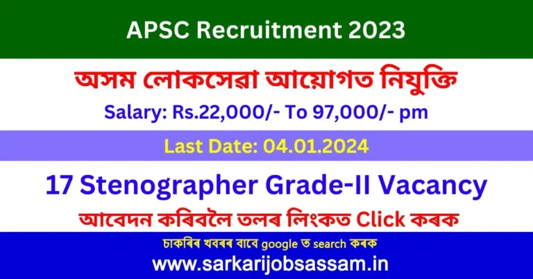 APSC Recruitment