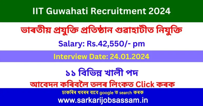 IIT Guwahati Recruitment