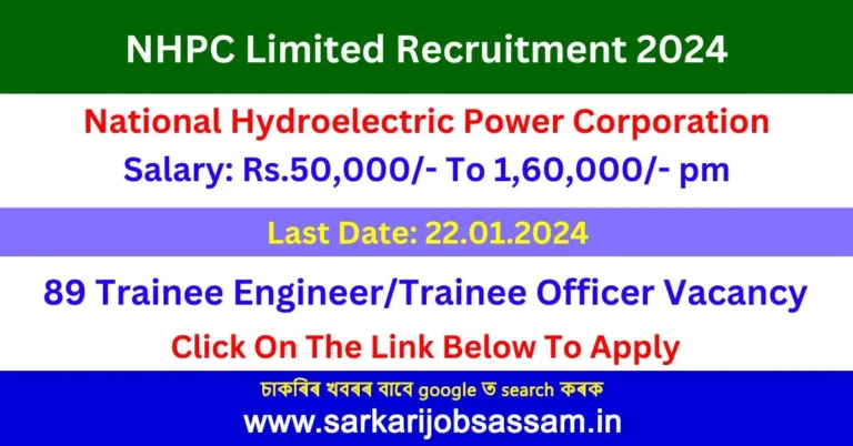 NHPC Limited Recruitment