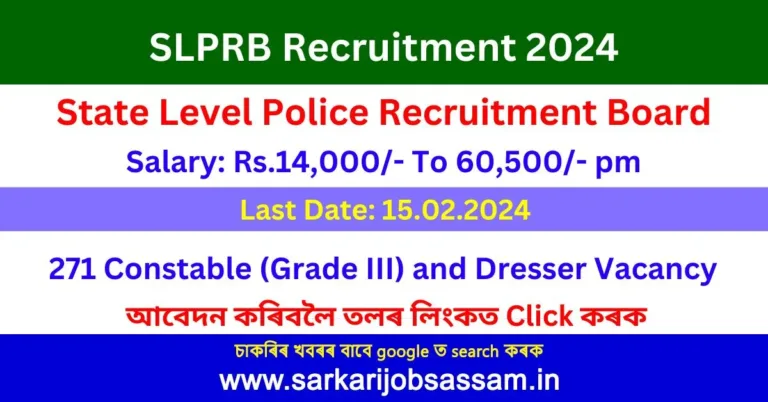 SLPRB Recruitment