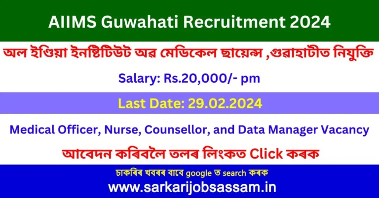 AIIMS Guwahati Recruitment