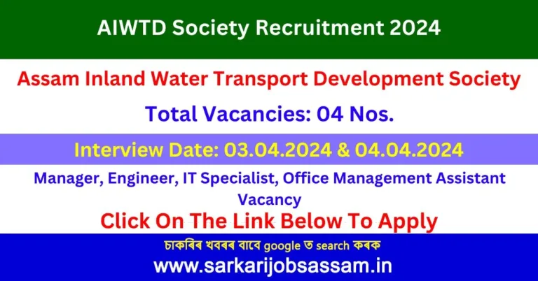 AIWTD Society Recruitment 2024