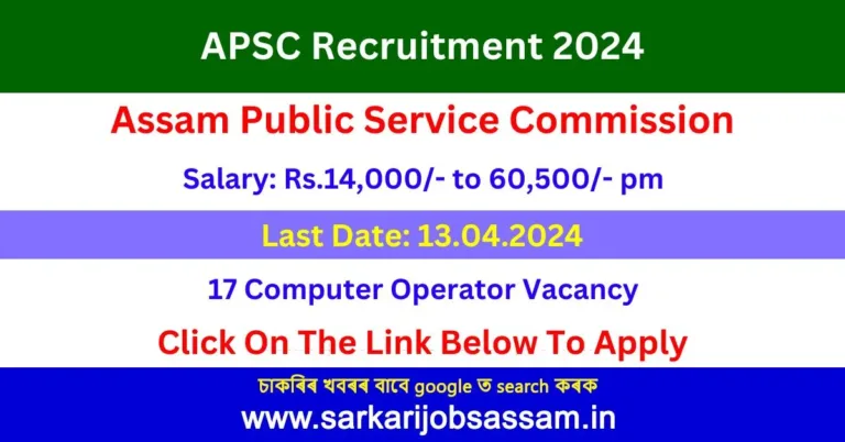 APSC Recruitment