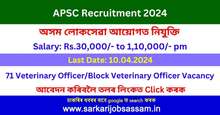 APSC Recruitment