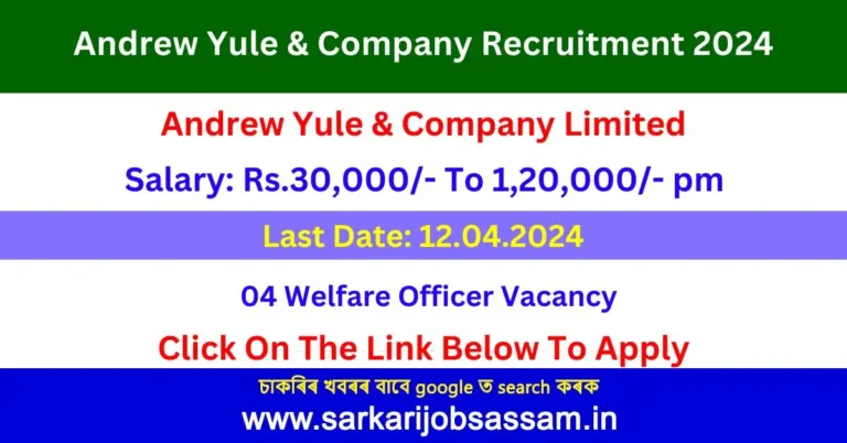 Andrew Yule & Company Recruitment