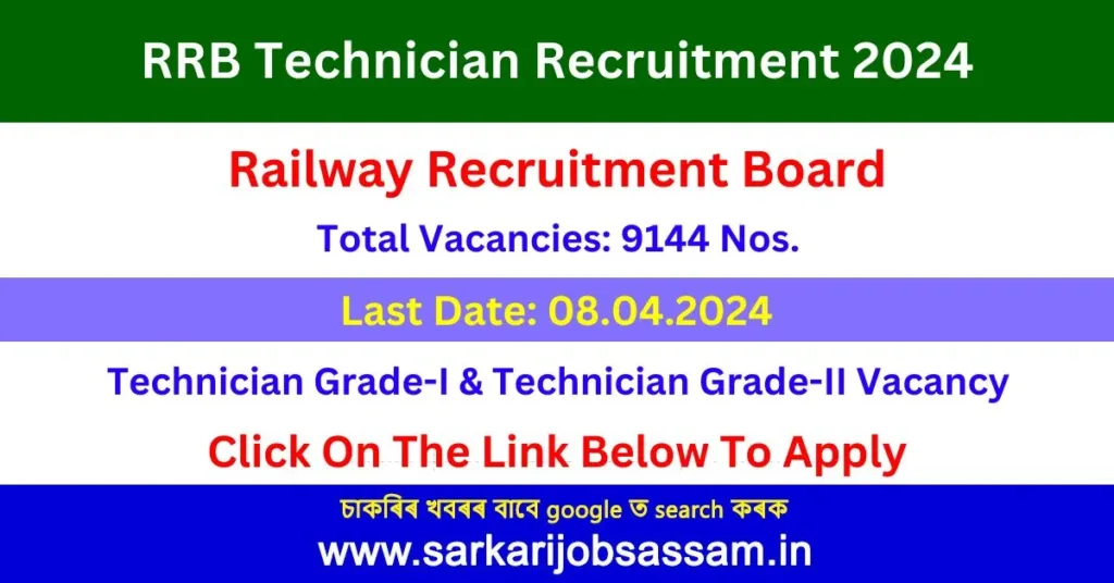 RRB Technician Recruitment