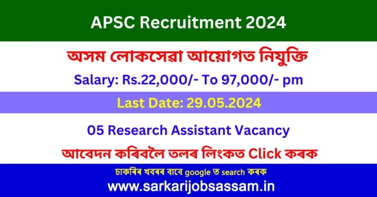 APSC Recruitment 2024