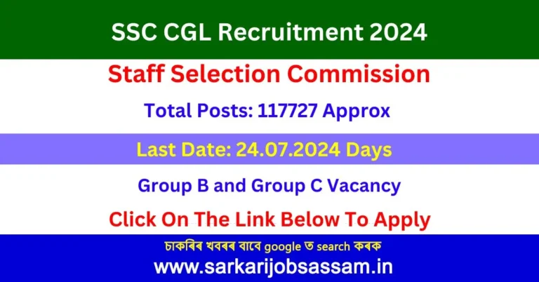 SSC CGL Recruitment 2024